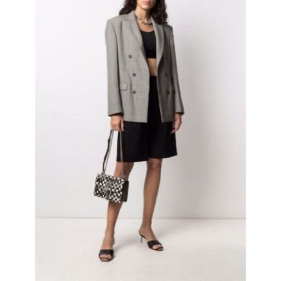 NWOT DKNY Check-graffiti Shoulder Bag In Green crossBag - Picture 2 of 13